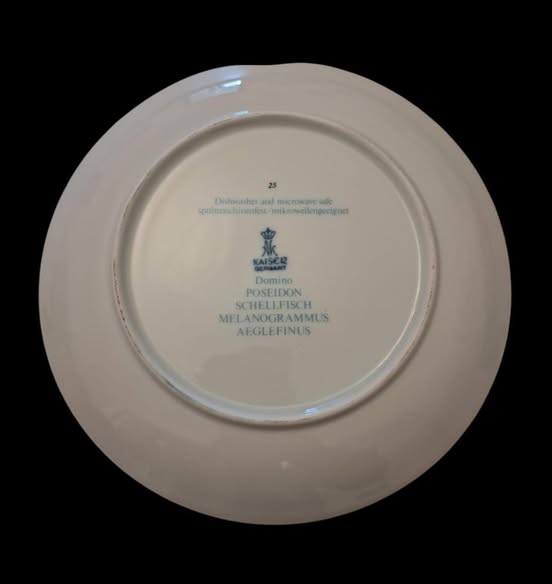 Set 12 Farfurii Kaiser Porzellan Germany – Seria Domino Poseidon