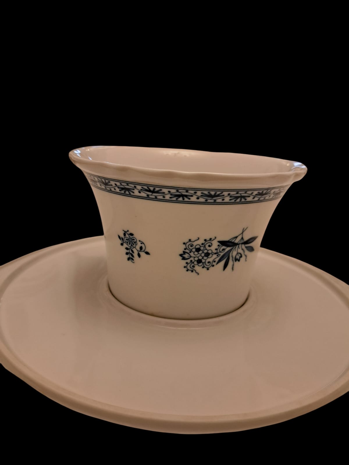 Platou Tort din Portelan cu Motive Florale Hutschenreuther
