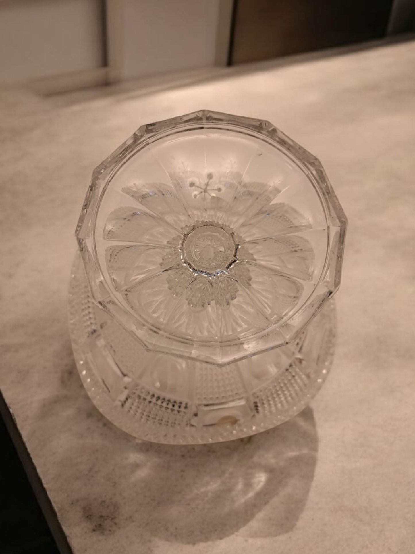 Fructiera din Cristal cu Picior Inalt - Bleikristall