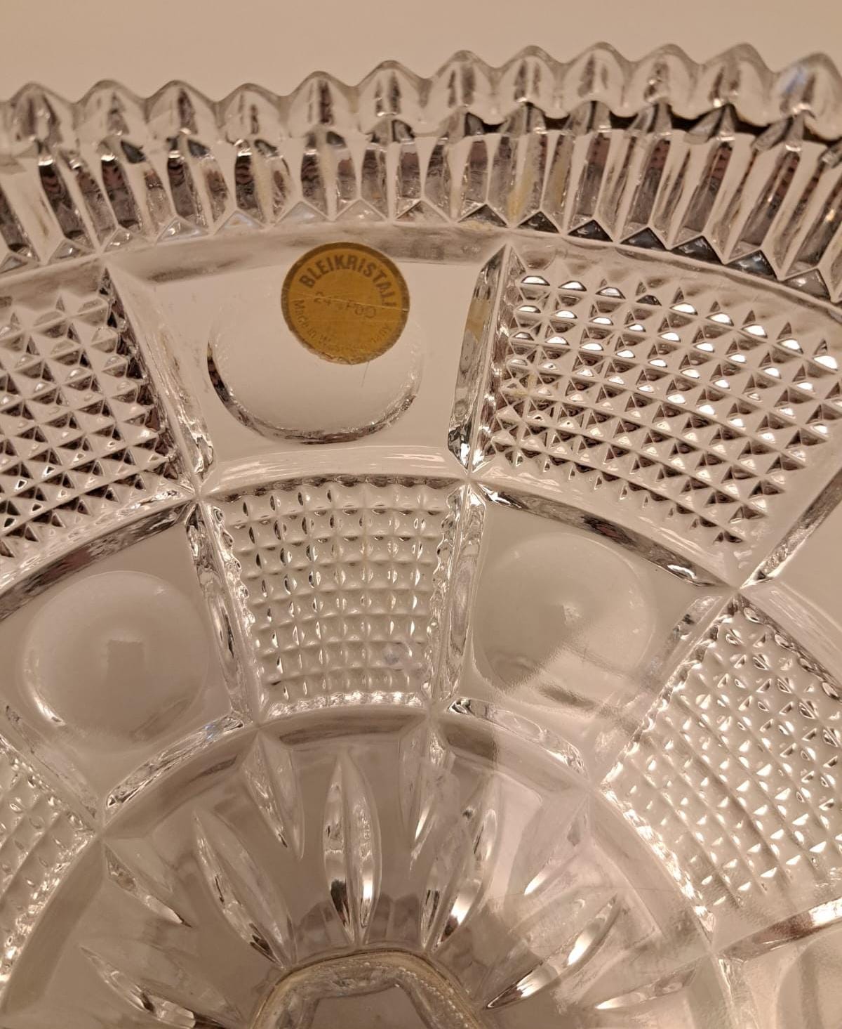 Fructiera din Cristal cu Picior Inalt - Bleikristall