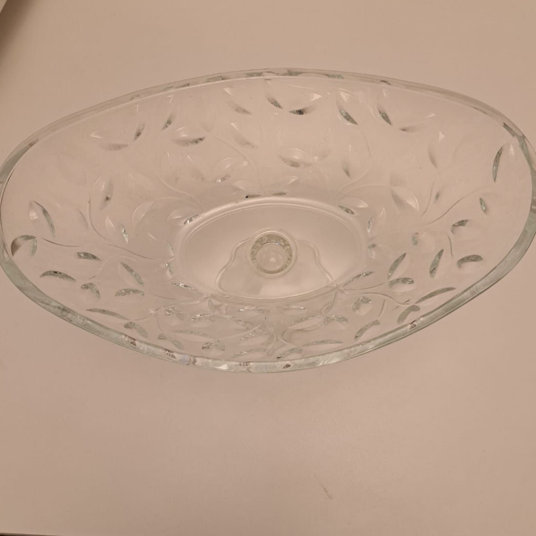 Vas cu picior Royal Crystal Rock Laurel Made in Italy
