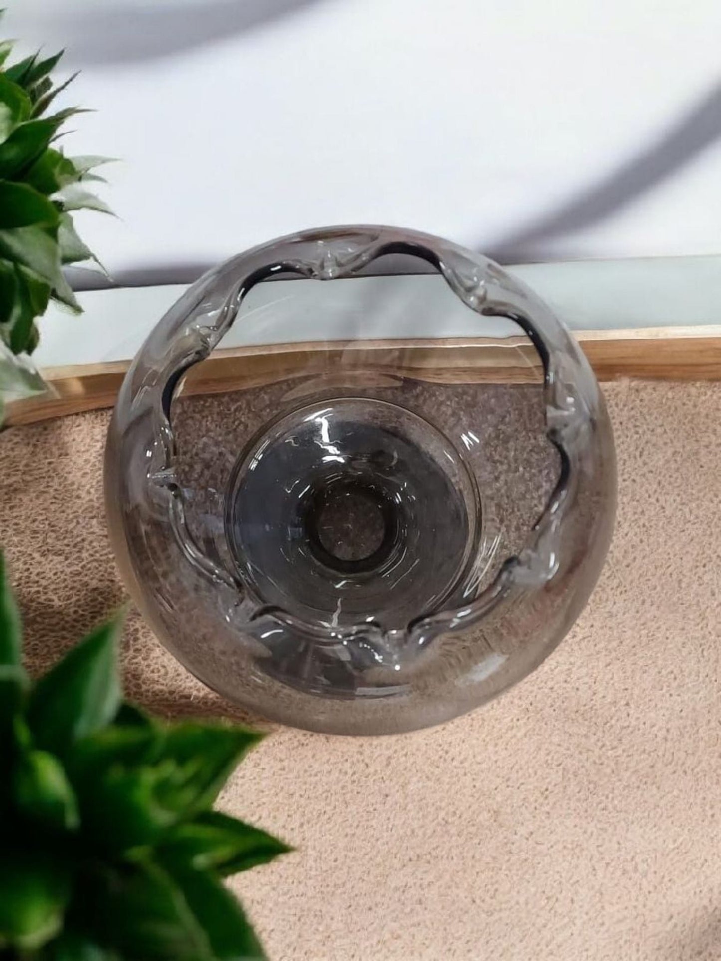 Vaza din Sticla Regenhütte Smokey Grey