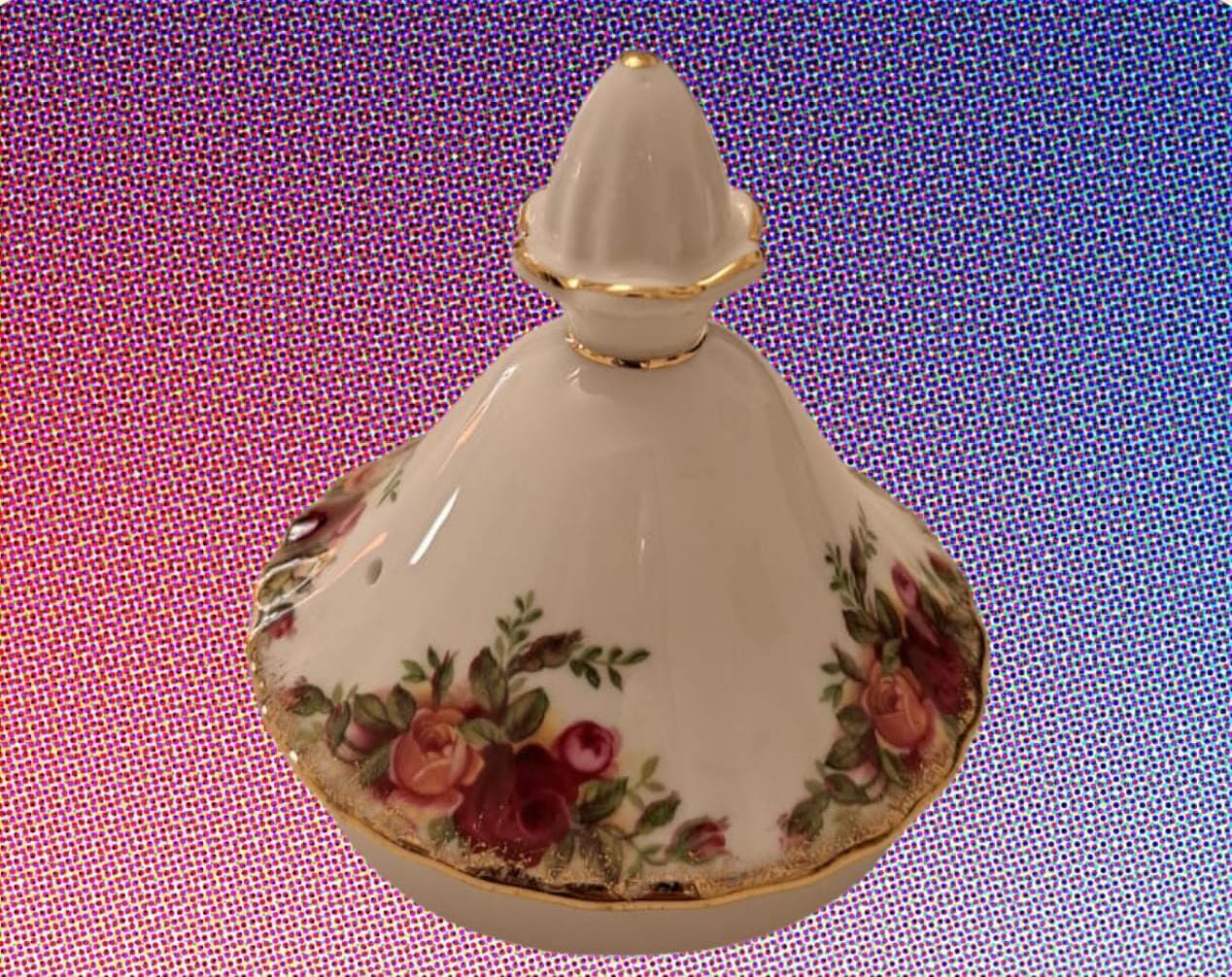 Teapot Royal Albert Bone China England Old Country Roses