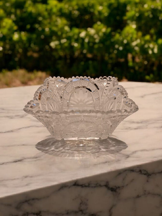Fructiera Eleganta din Cristal cu Reflexii Spectaculoase