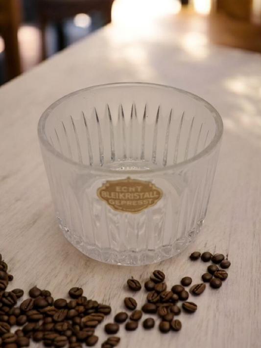 Suport de lumânare din cristal presat Echt Bleikristall cu bază de 7 cm